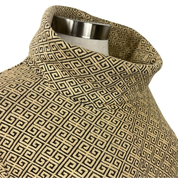 Tyler Boe Tan & Black Cowl Neck Kim Dress Size Medium - Picture 5 of 8